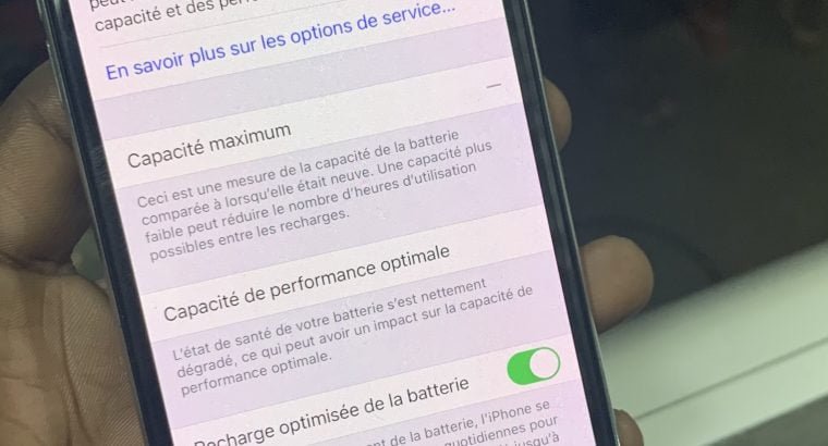 iPhone X 64GB et 256GB
