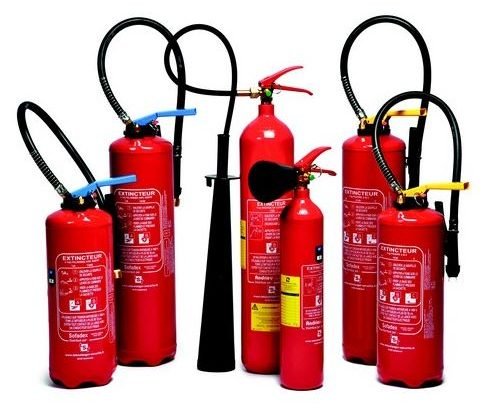 Extincteurs d’incendie à poudre ABC et Co2